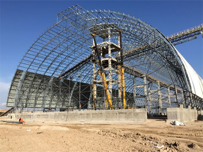 广丰县煤机油桶翘工程网架